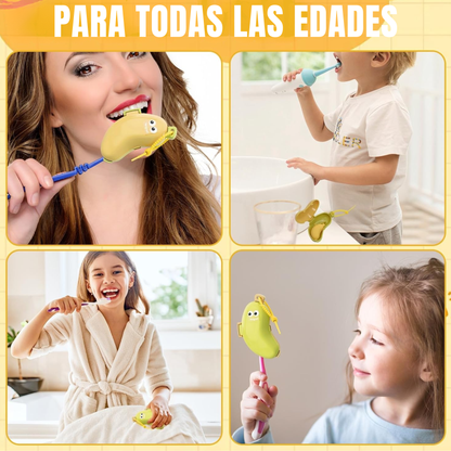 Portacepillos Divertido en Forma de Plátano.